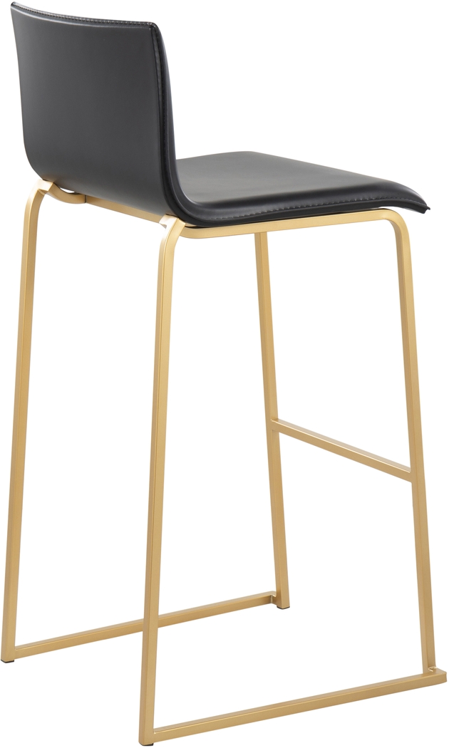 Glatigny I Black Barstool Set of 2 - Thumbnail - Image 4