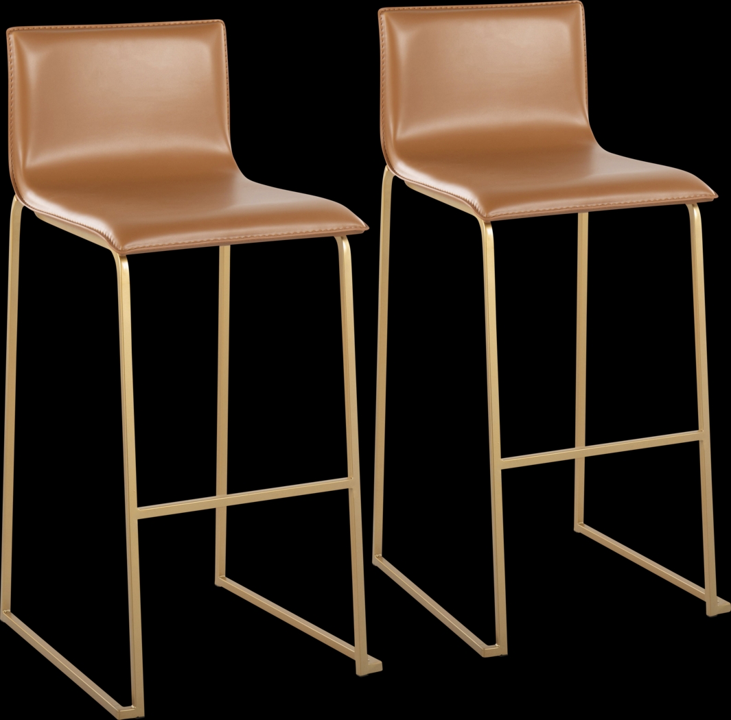 Glatigny I Camel Barstool Set of 2 - Thumbnail - Image 1