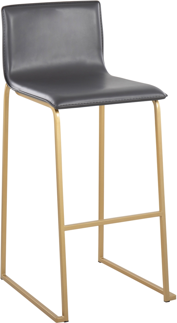 Glatigny I Gray Barstool Set of 2 - Thumbnail - Image 2