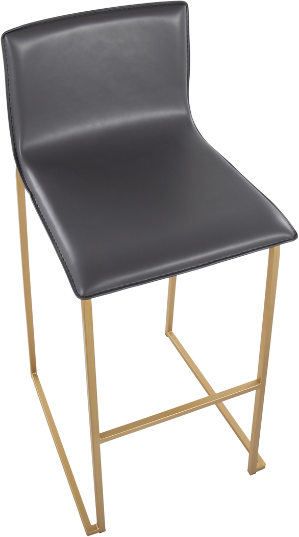 Glatigny I Gray Barstool Set of 2 - Thumbnail - Image 7