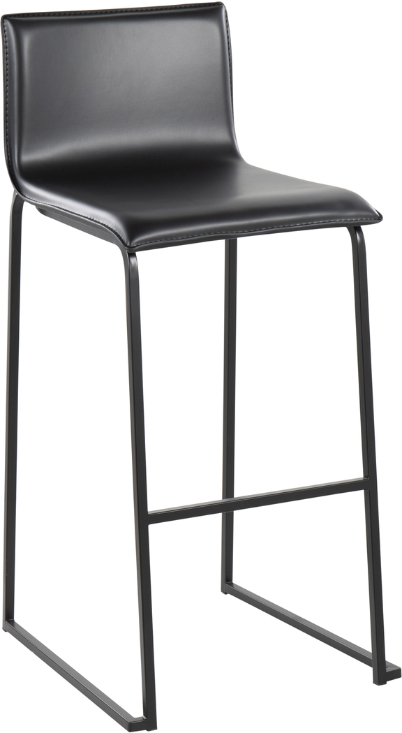 Glatigny II Black Barstool Set of 2 - Thumbnail - Image 2