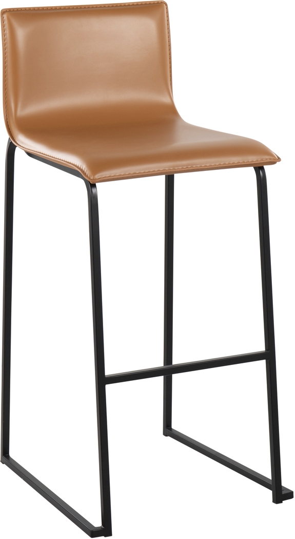 Glatigny II Camel Barstool Set of 2 - Thumbnail - Image 2