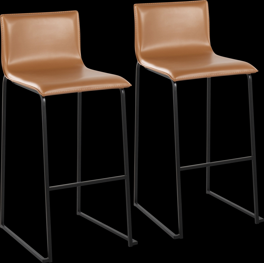 Glatigny II Camel Barstool Set of 2 - Thumbnail - Image 1