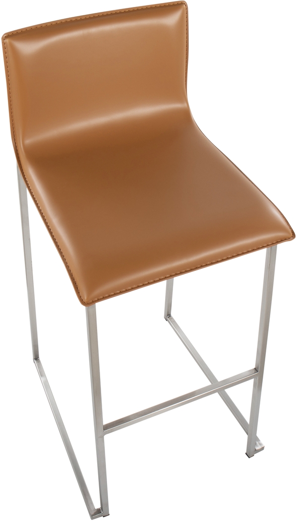 Glatigny III Camel Barstool Set of 2 - Thumbnail - Image 7