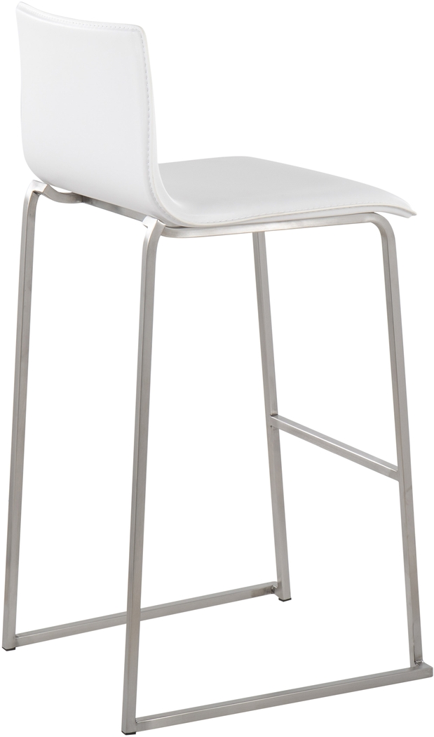 Glatigny III White Barstool Set of 2 - Thumbnail - Image 4