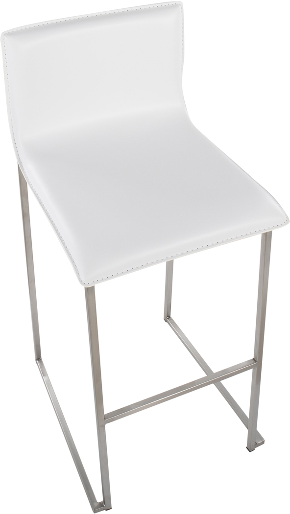 Glatigny III White Barstool Set of 2 - Thumbnail - Image 7