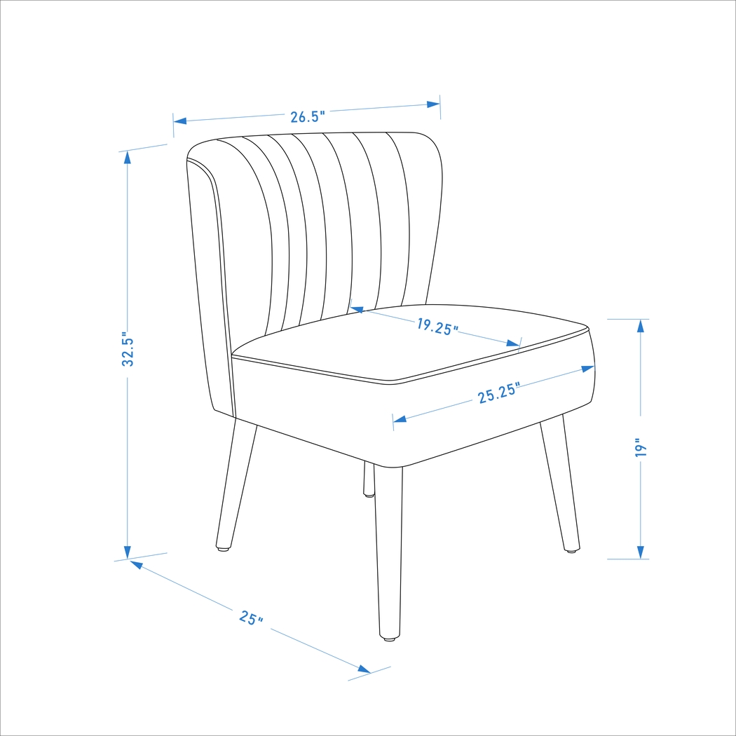Glebe White Accent Chair - Thumbnail - Image 8
