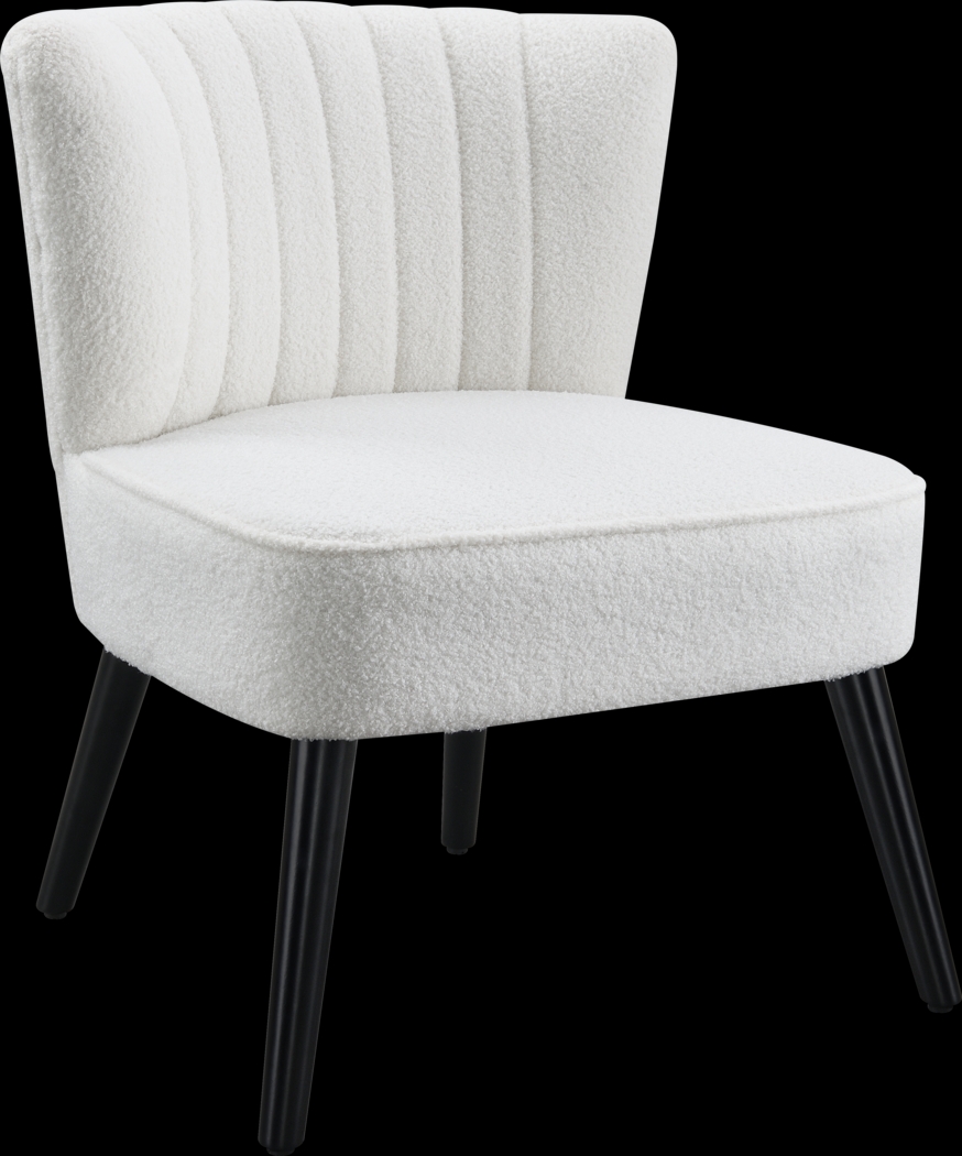 Glebe White Accent Chair - Thumbnail - Image 1