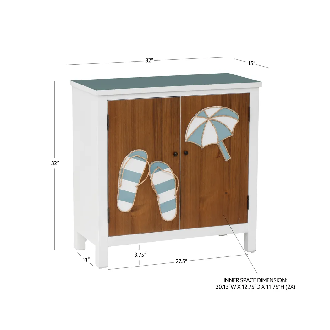 Glen Cay White Accent Cabinet - Thumbnail - Image 11
