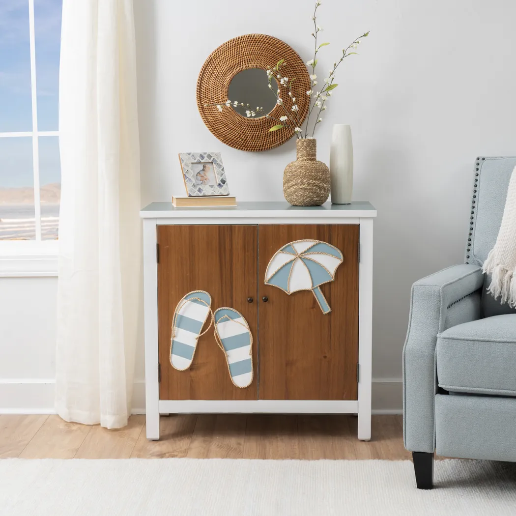 Glen Cay White Accent Cabinet - Thumbnail - Image 3