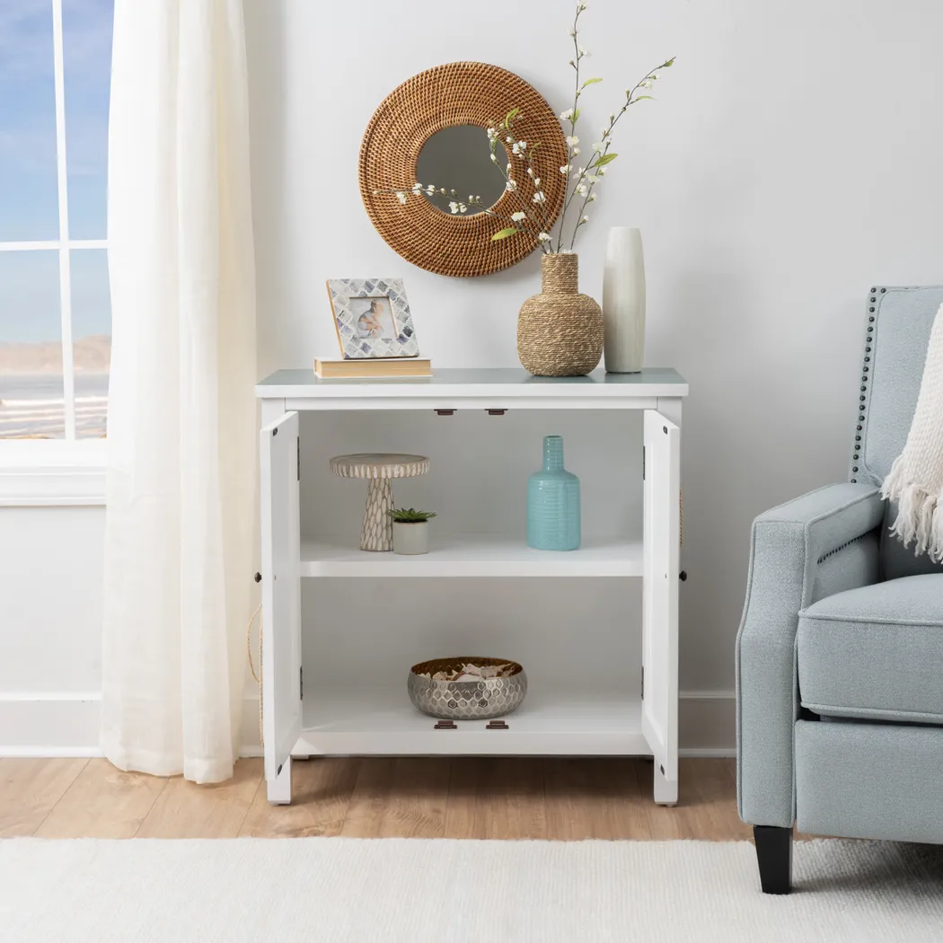 Glen Cay White Accent Cabinet - Thumbnail - Image 4