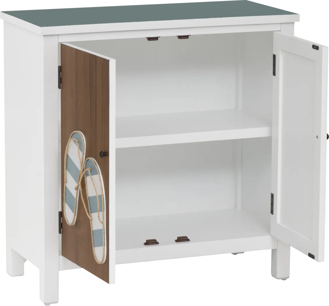 Glen Cay White Accent Cabinet - Thumbnail - Image 8