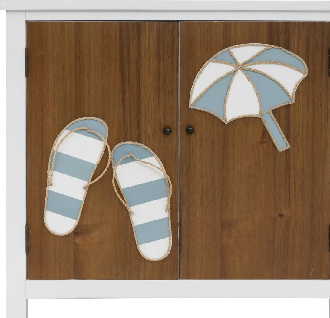 Glen Cay White Accent Cabinet - Thumbnail - Image 9