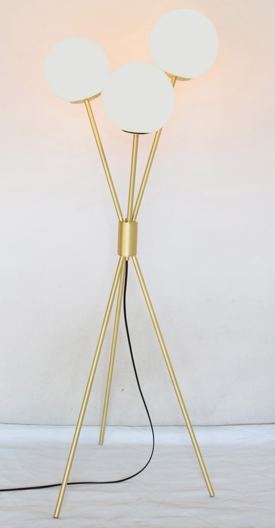 Glen Haven Court Gold Floor Lamp - Thumbnail - Image 2