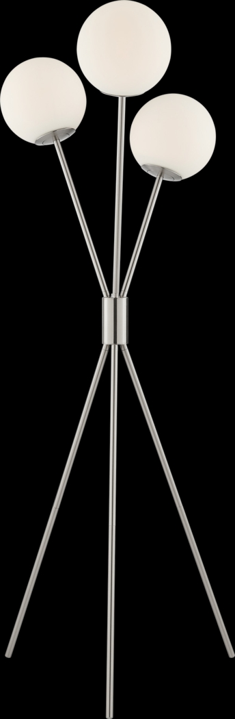 Glen Haven Court Silver Floor Lamp - Thumbnail - Image 1