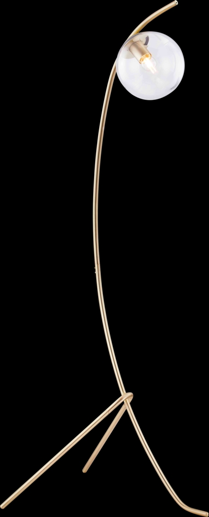 Glen Haven Place Champagne Floor Lamp - Thumbnail - Image 1