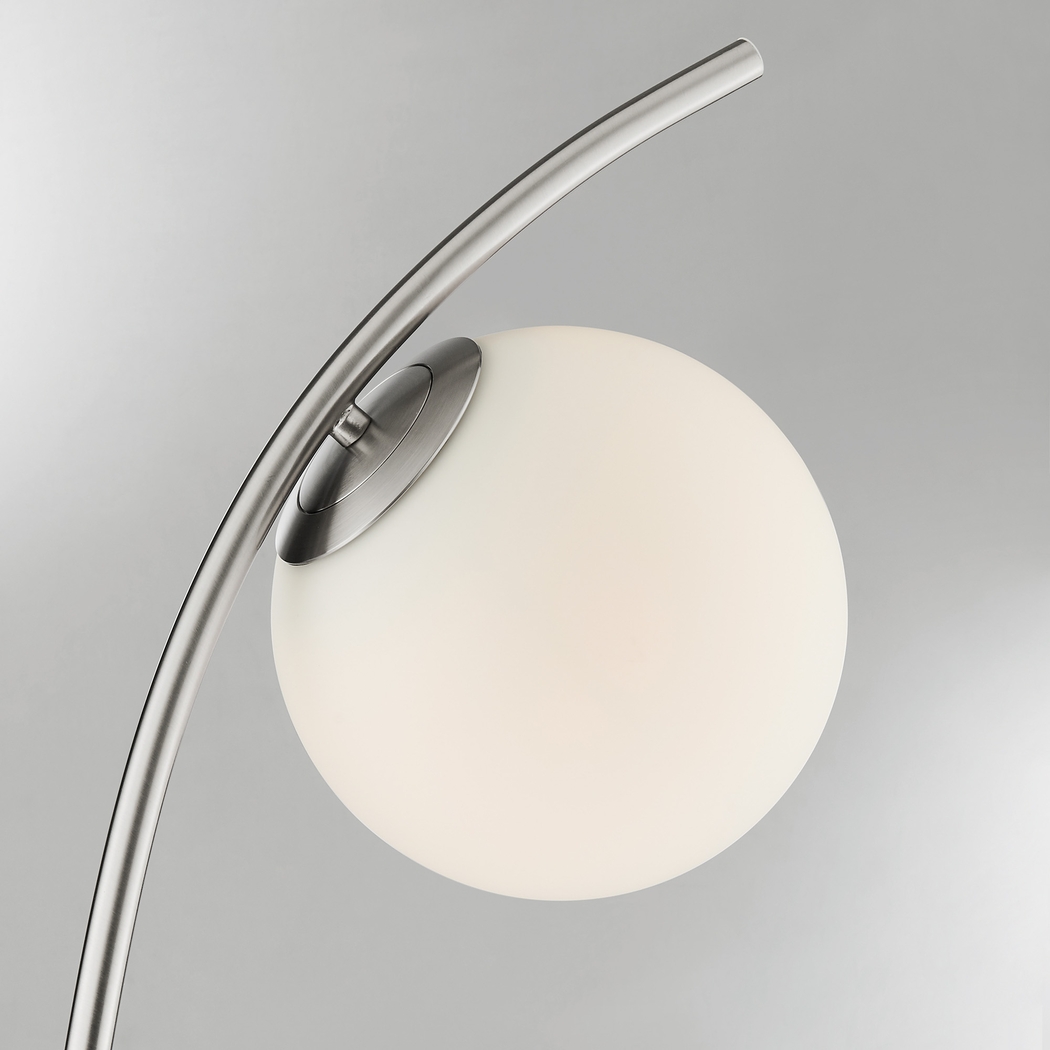 Glen Haven Place Silver Floor Lamp - Thumbnail - Image 2