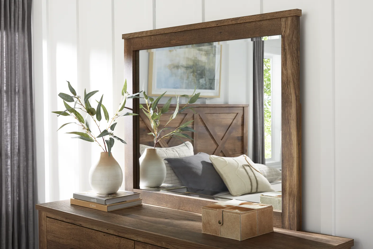 Glen Oaks Brown 5 Pc Queen Panel Bedroom - Thumbnail - Image 12