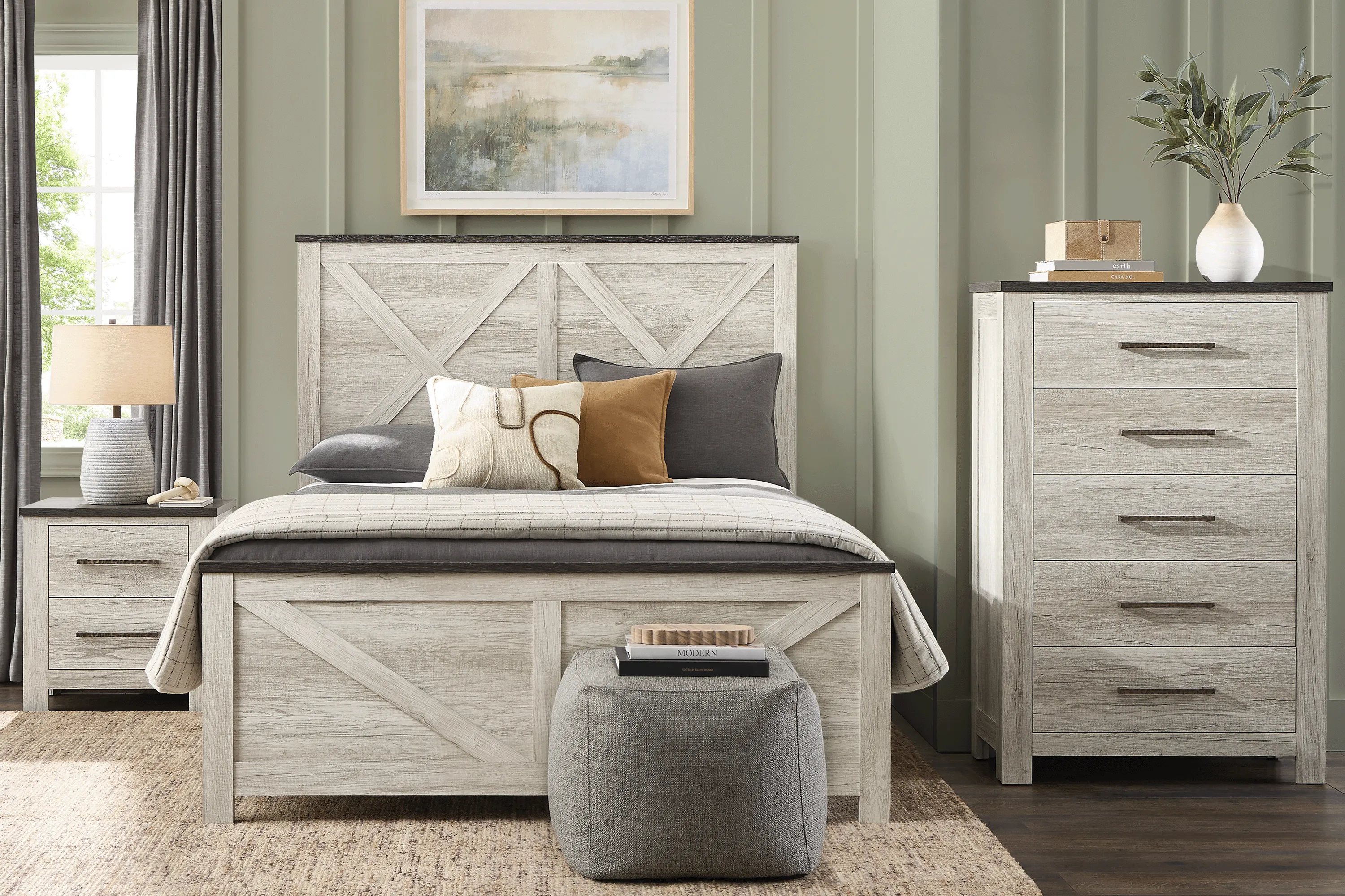 Glen Oaks White Nightstand - Thumbnail - Image 2