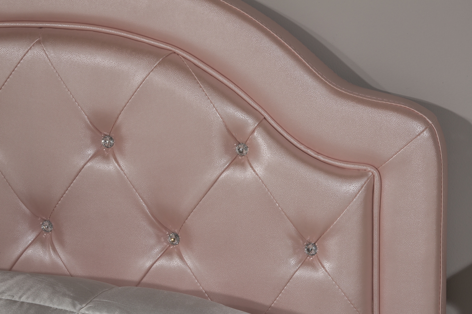 Glenarbor Pink Full Upholstered Headboard - Thumbnail - Image 2