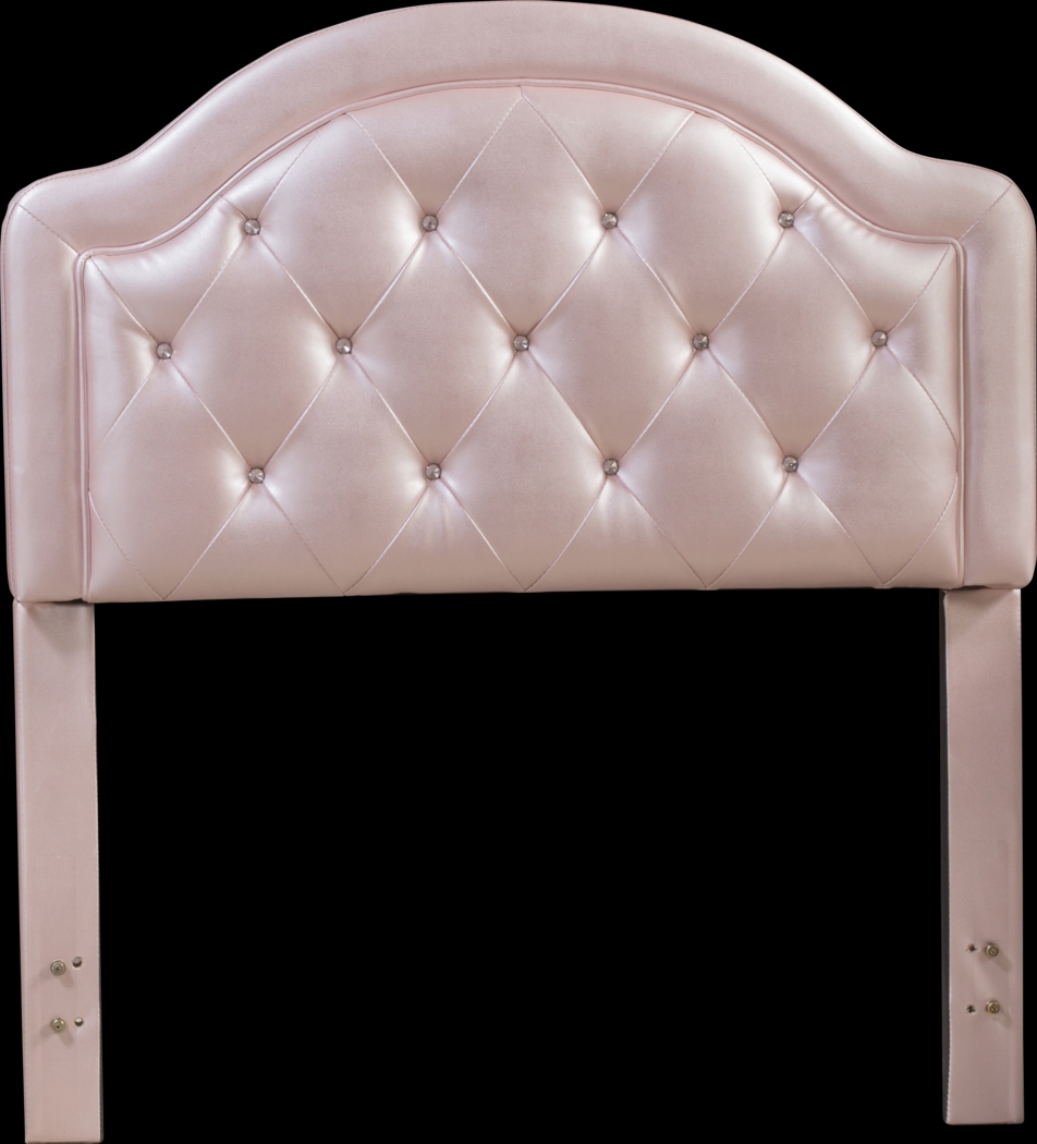 Glenarbor Pink Full Upholstered Headboard - Thumbnail - Image 4