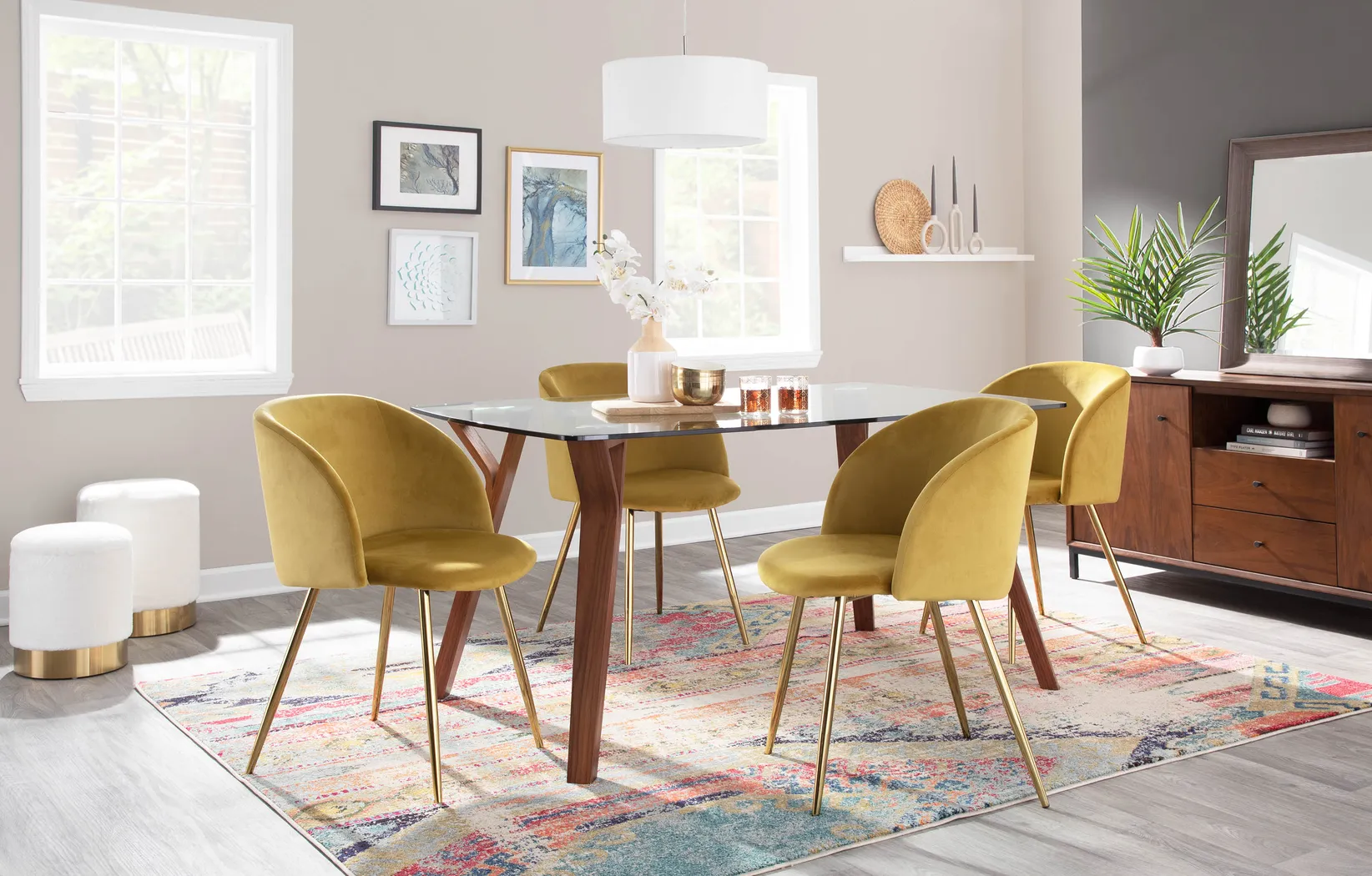 Glenburnie Yellow Side Chair, Set of 2 - Thumbnail - Image 9