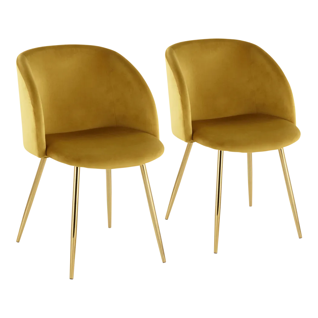 Glenburnie Yellow Side Chair, Set of 2 - Thumbnail - Image 1