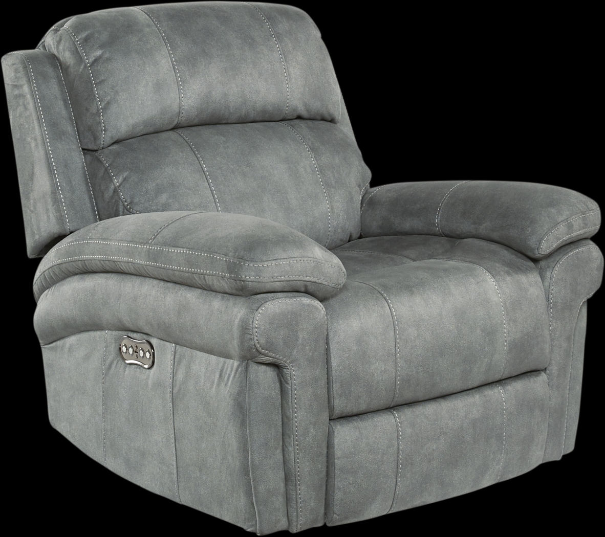 Glendale Charcoal Power Recliner - Thumbnail - Image 3