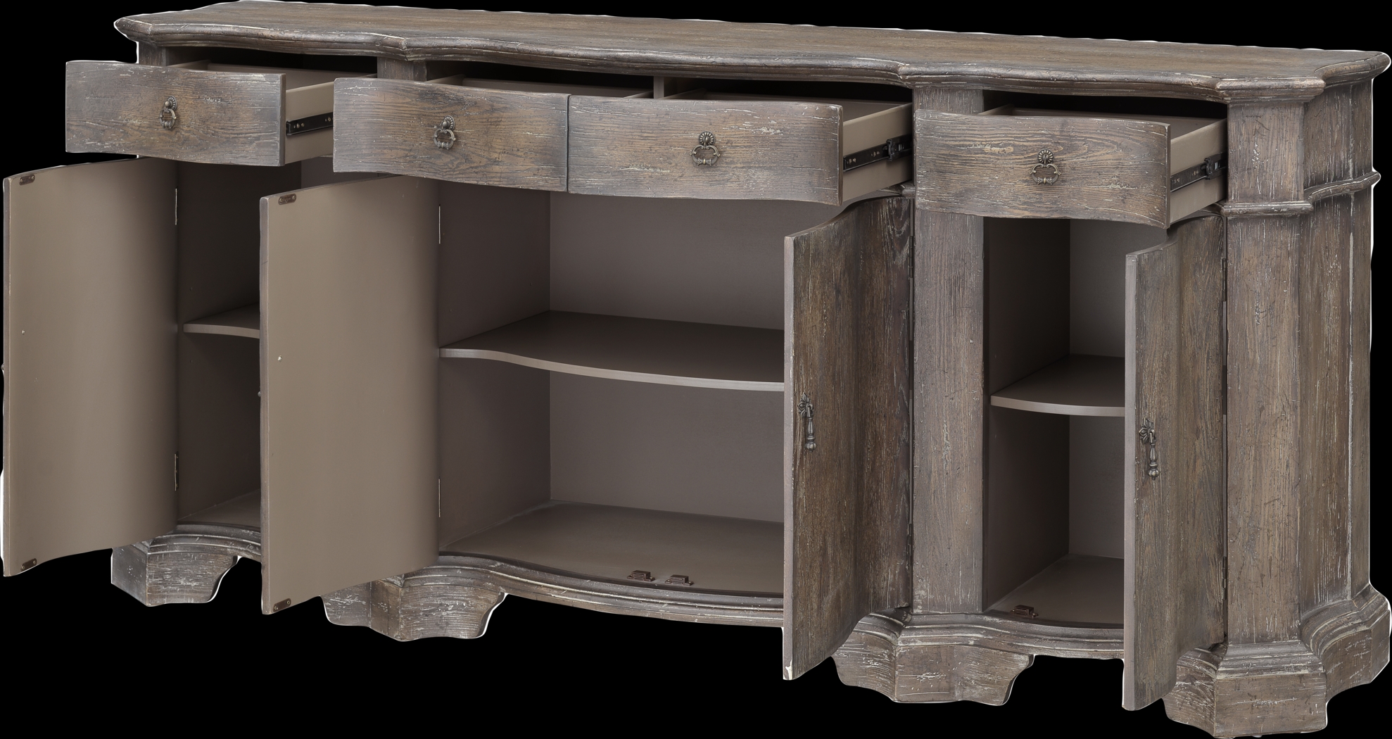 Glendmere Brown Credenza - Thumbnail - Image 4