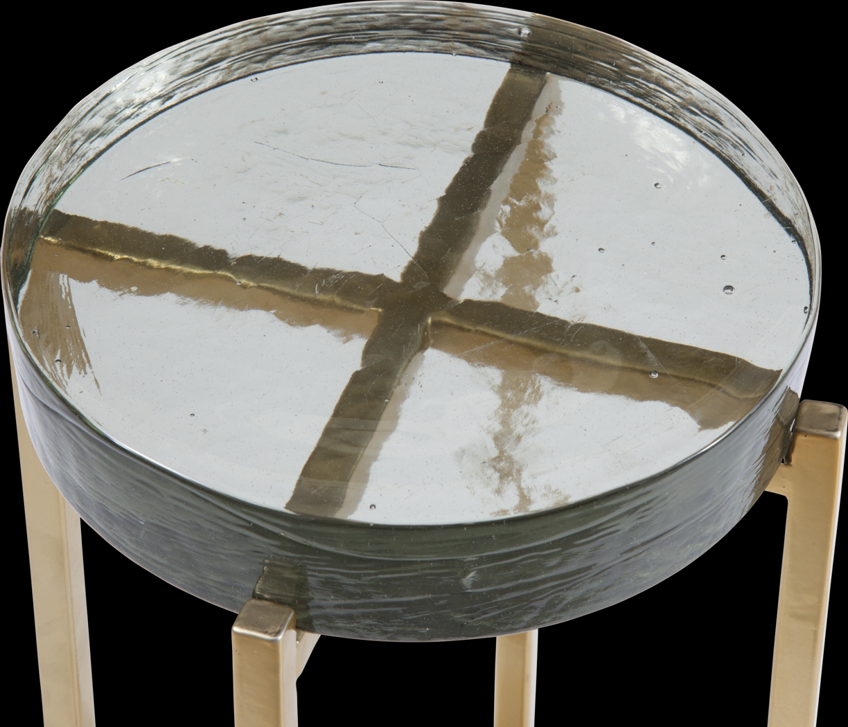 Glenellyn Gold Accent Table - Thumbnail - Image 2