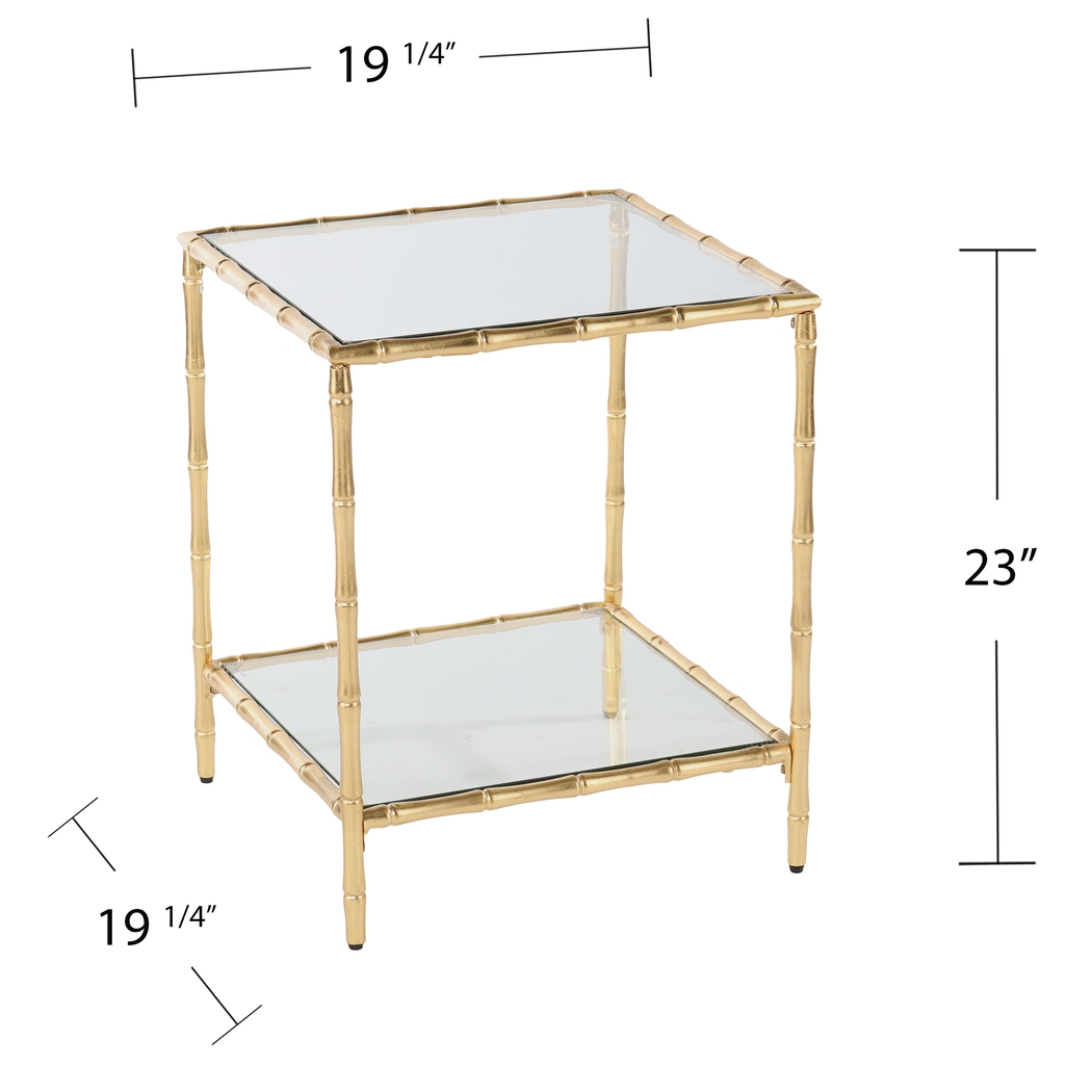 Gleneta Gold Accent Table - Thumbnail - Image 4