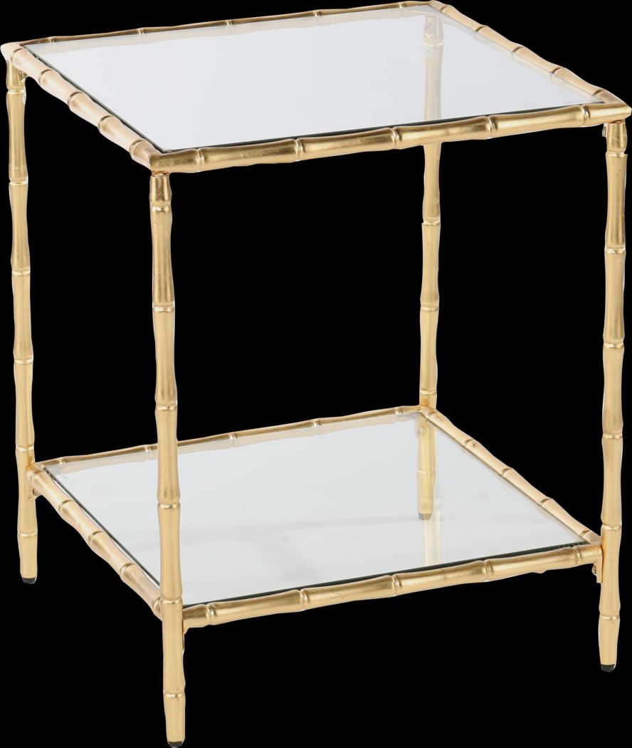Gleneta Gold Accent Table - Thumbnail - Image 1