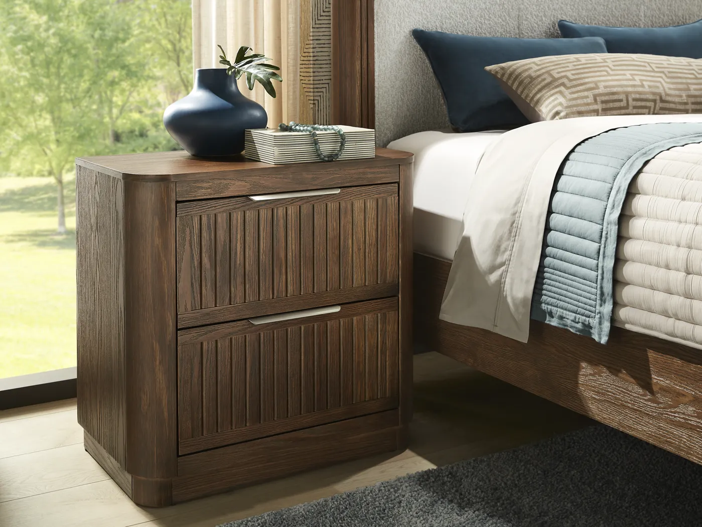 Glenfair Tobacco Nightstand - Thumbnail - Image 2