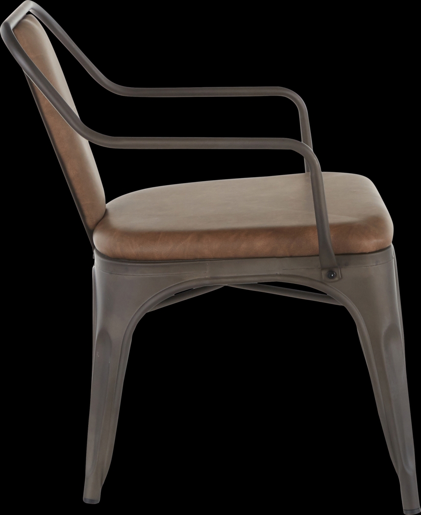 Glenfern Espresso Accent Chair, Set of 2 - Thumbnail - Image 3