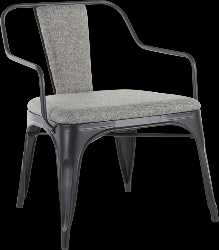 Glenfern Gray Accent Chair, Set of 2 - Thumbnail - Image 3