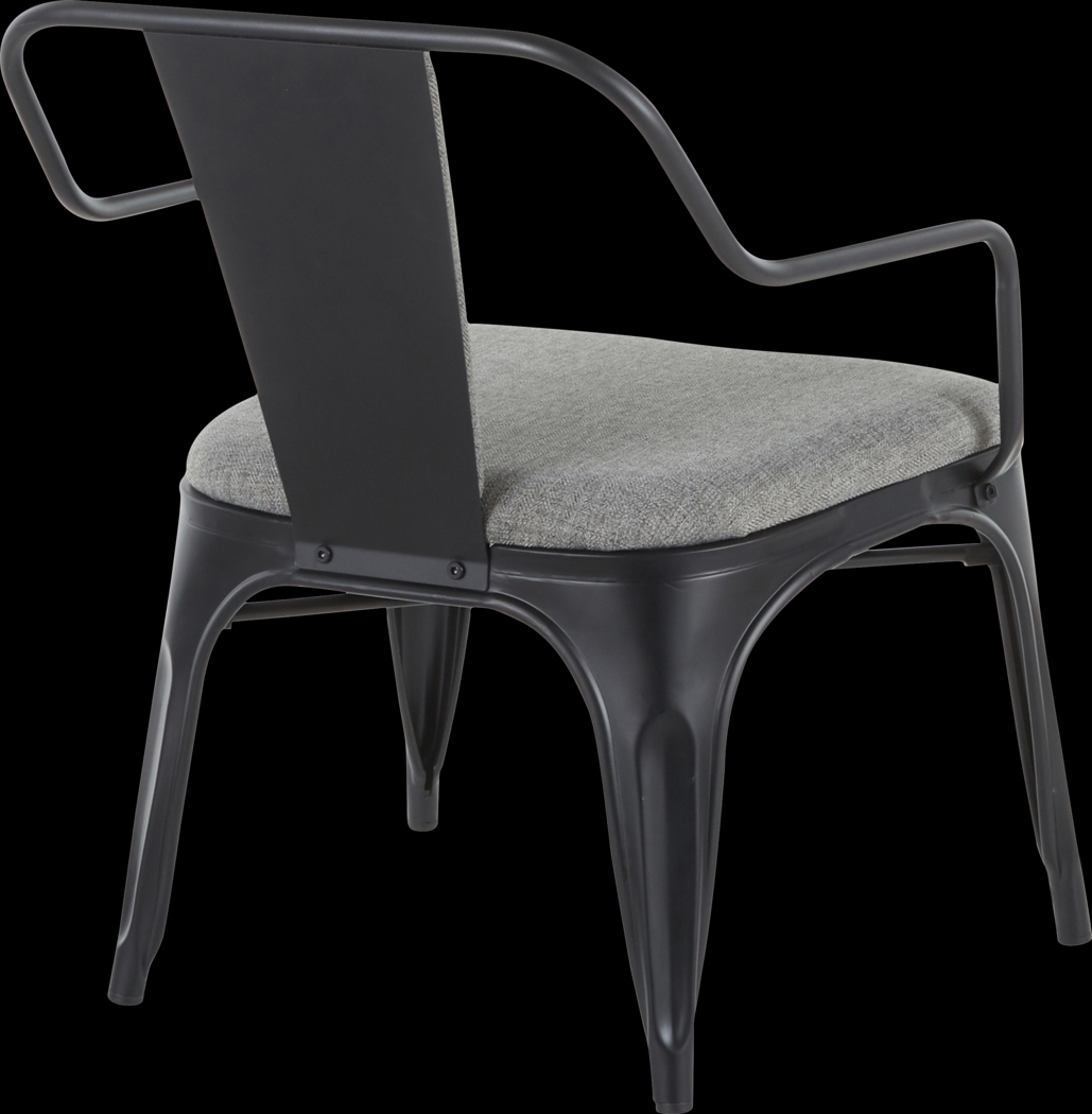 Glenfern Gray Accent Chair, Set of 2 - Thumbnail - Image 4