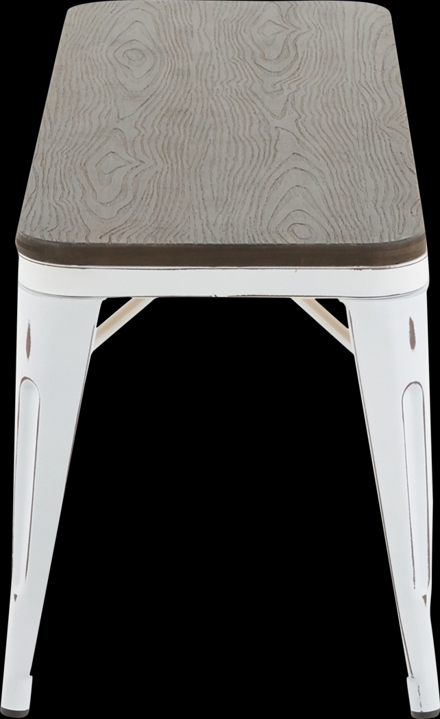 Glenfern White Bench - Thumbnail - Image 2