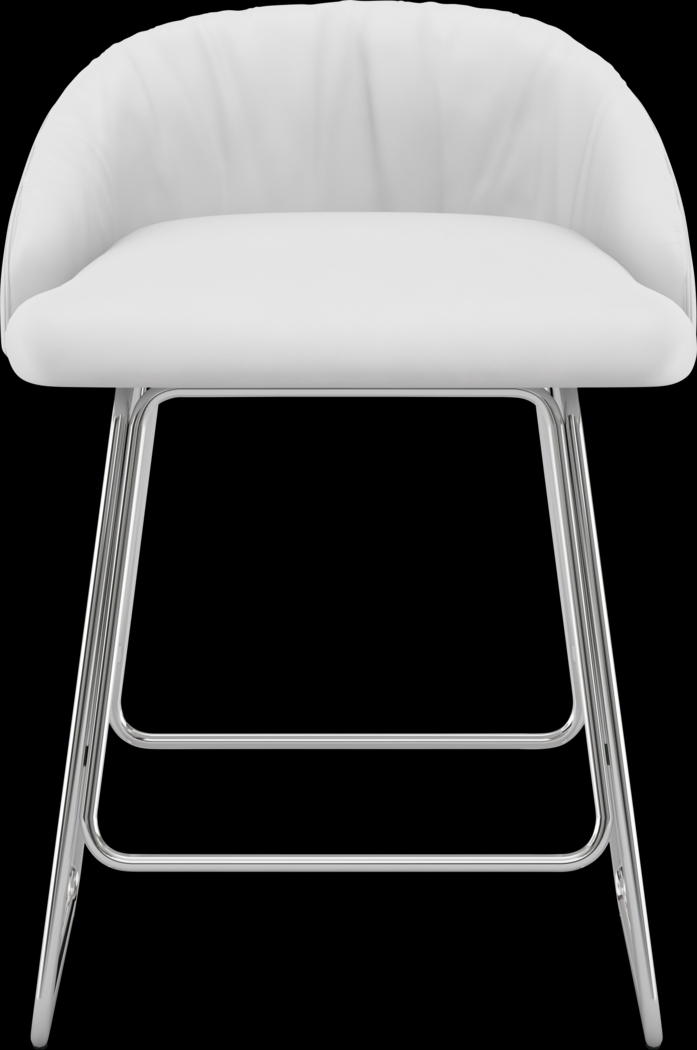 Glenfinnan White Counter Height Stool - Thumbnail - Image 2