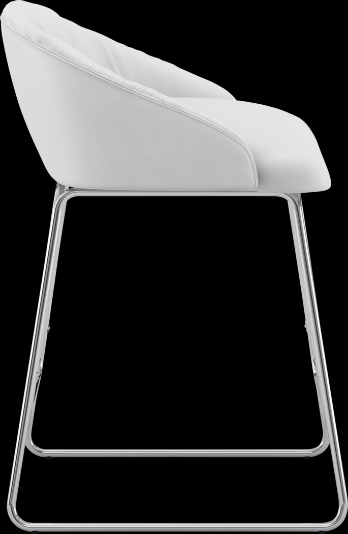 Glenfinnan White Counter Height Stool - Thumbnail - Image 3