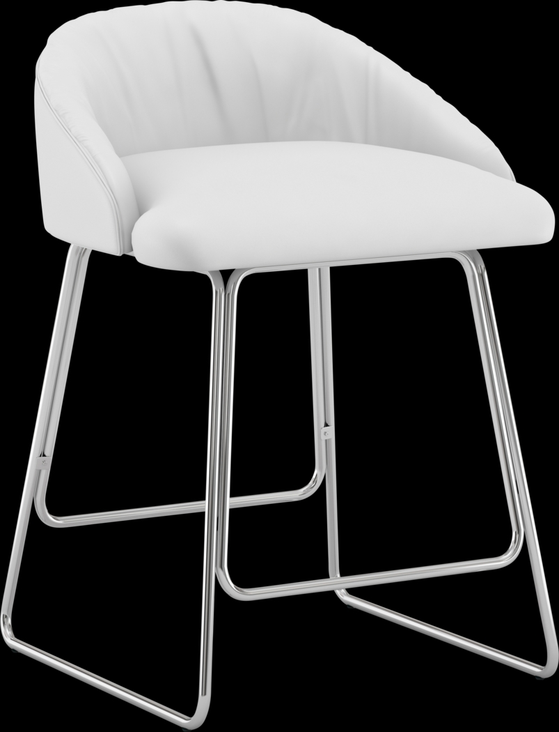 Glenfinnan White Counter Height Stool - Thumbnail - Image 1