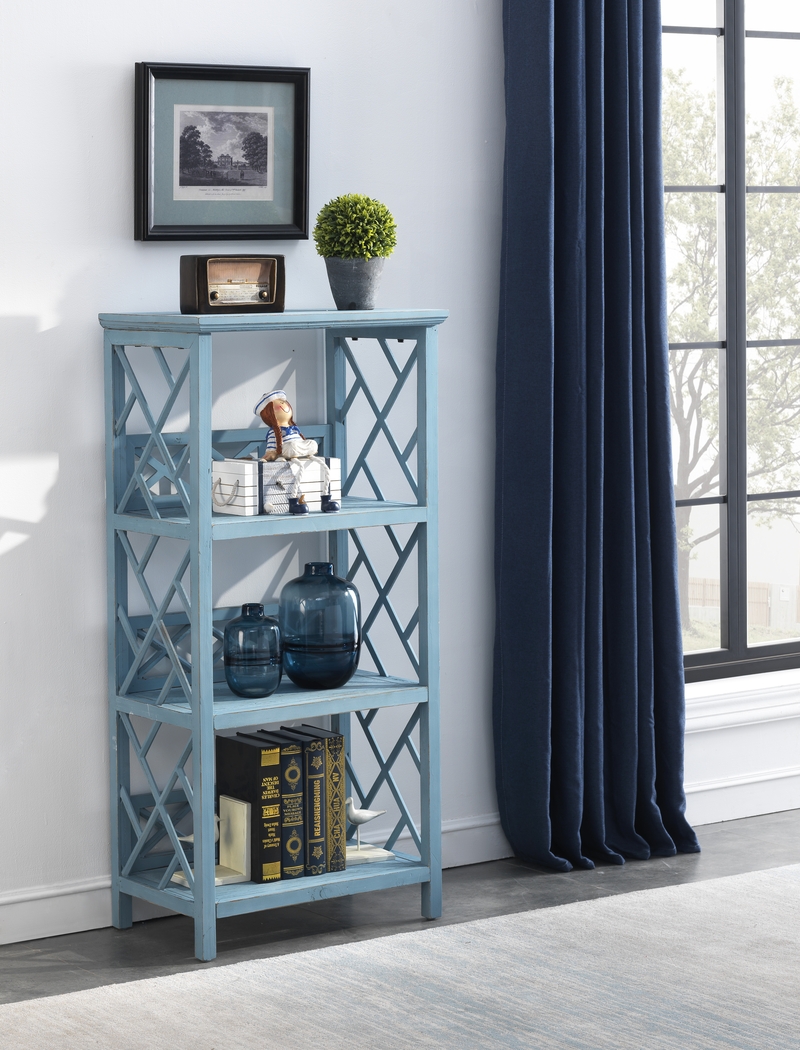 Glengarry Blue Bookcase - Thumbnail - Image 6