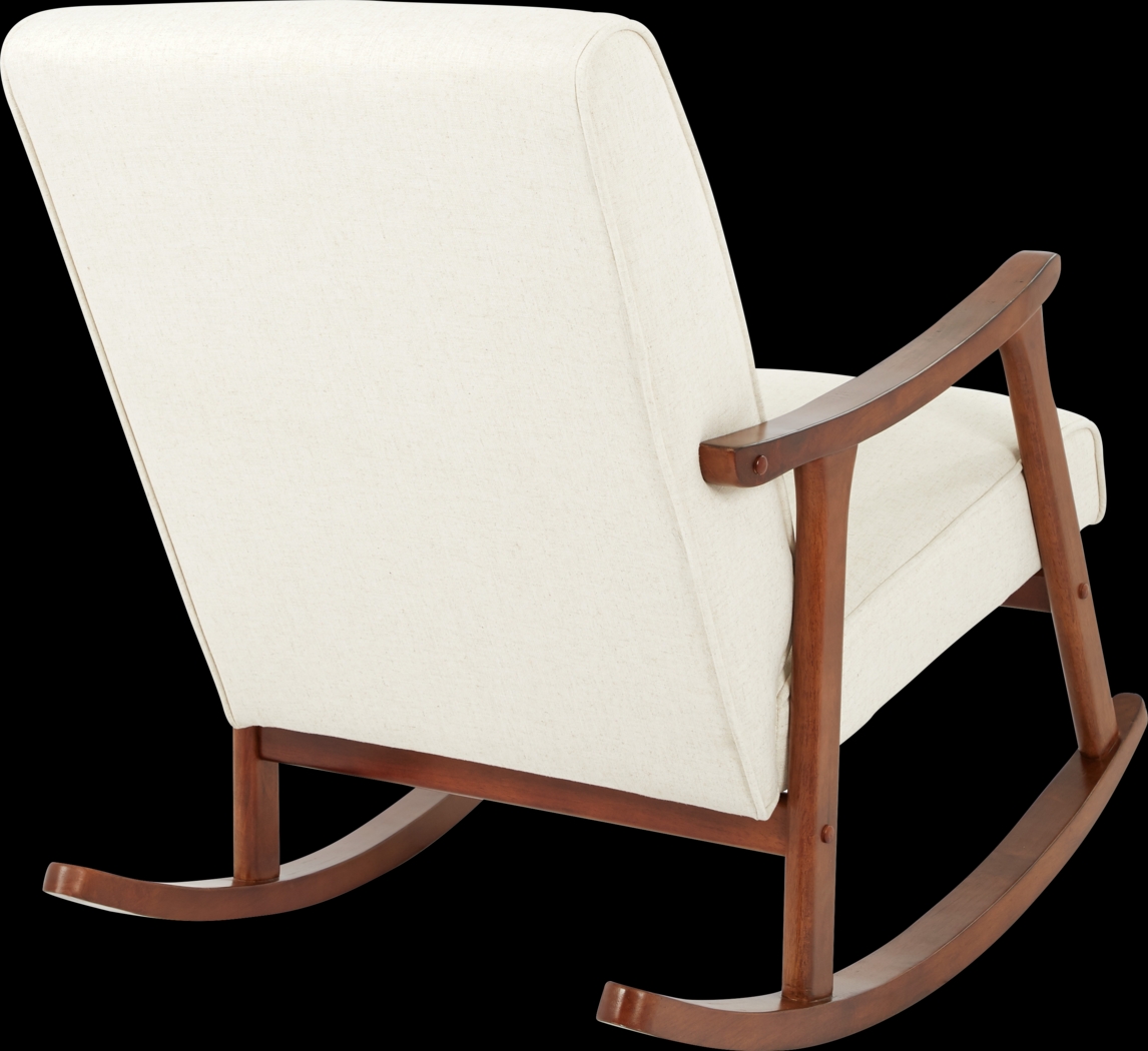 Glengyle White Dark Wood Rocker - Thumbnail - Image 2
