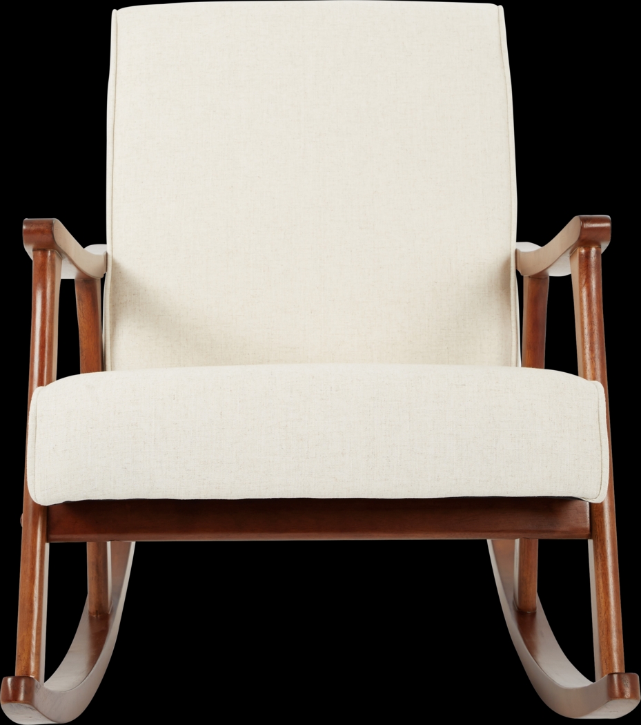 Glengyle White Dark Wood Rocker - Thumbnail - Image 4