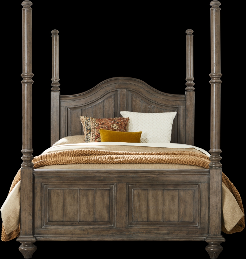 Glenira Lane Brown 8 Pc King Poster Bedroom - Thumbnail - Image 2