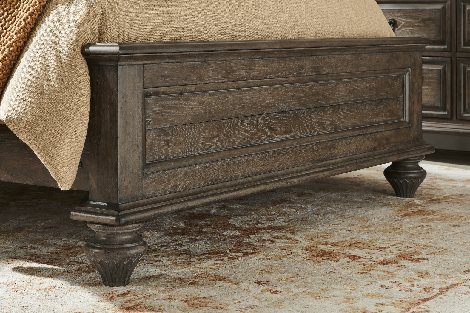 Glenira Lane Brown 5 Pc Queen Sleigh Bedroom - Thumbnail - Image 4