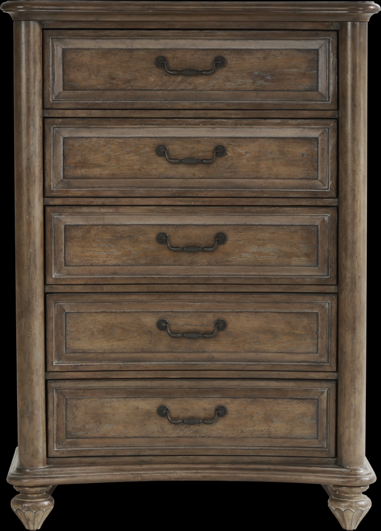 Glenira Lane Brown 8 Pc King Poster Bedroom - Thumbnail - Image 10