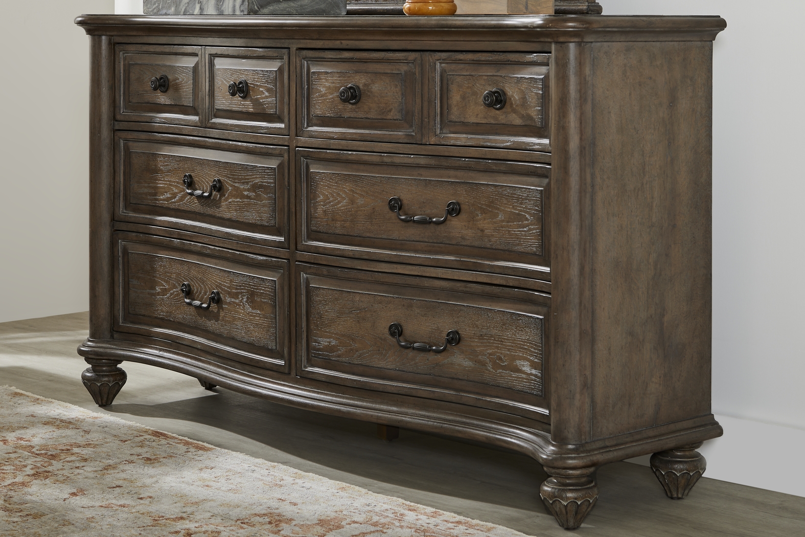 Glenira Lane Brown 8 Pc King Poster Bedroom - Thumbnail - Image 9