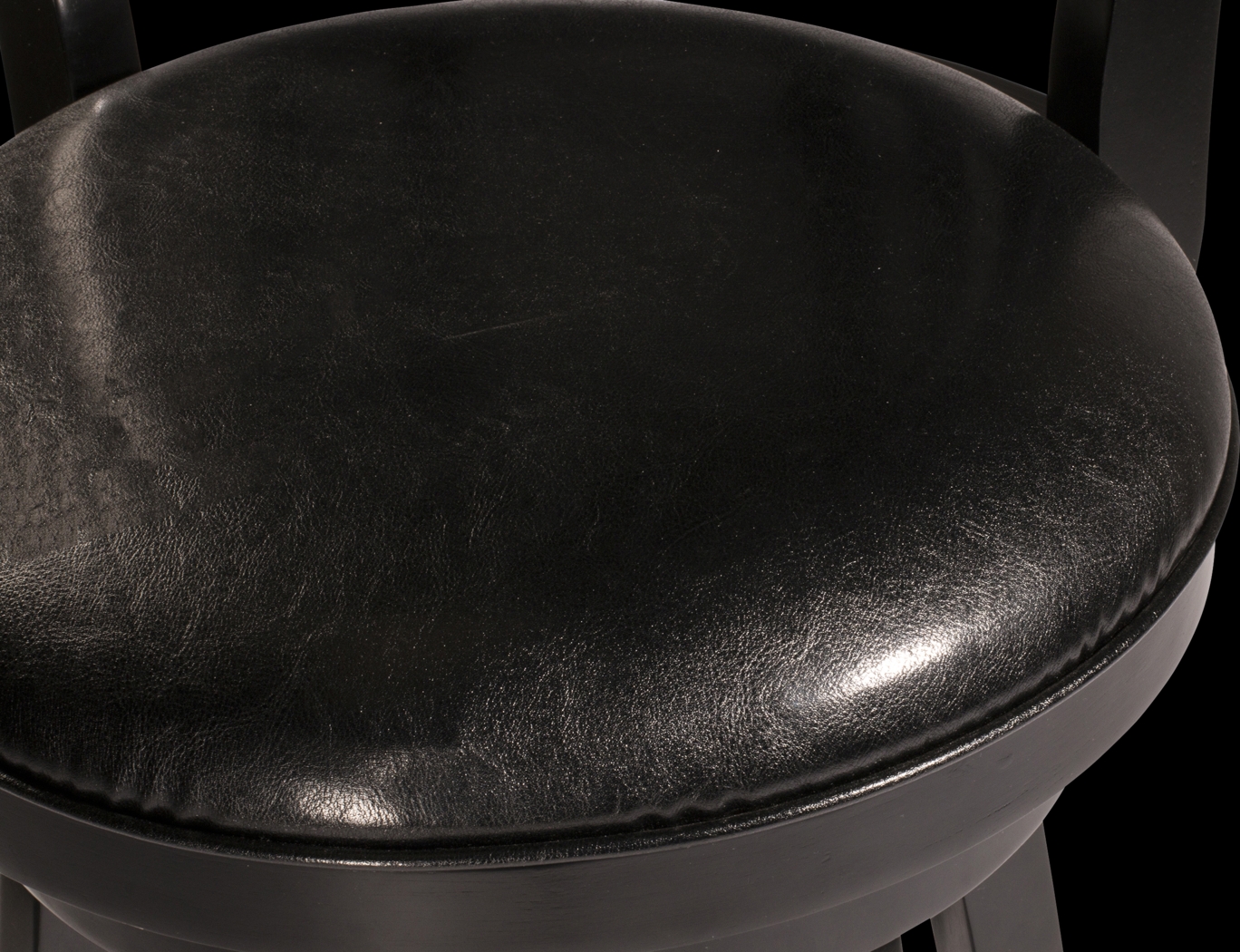 Glenloch Black Swivel Counter Stool - Thumbnail - Image 5