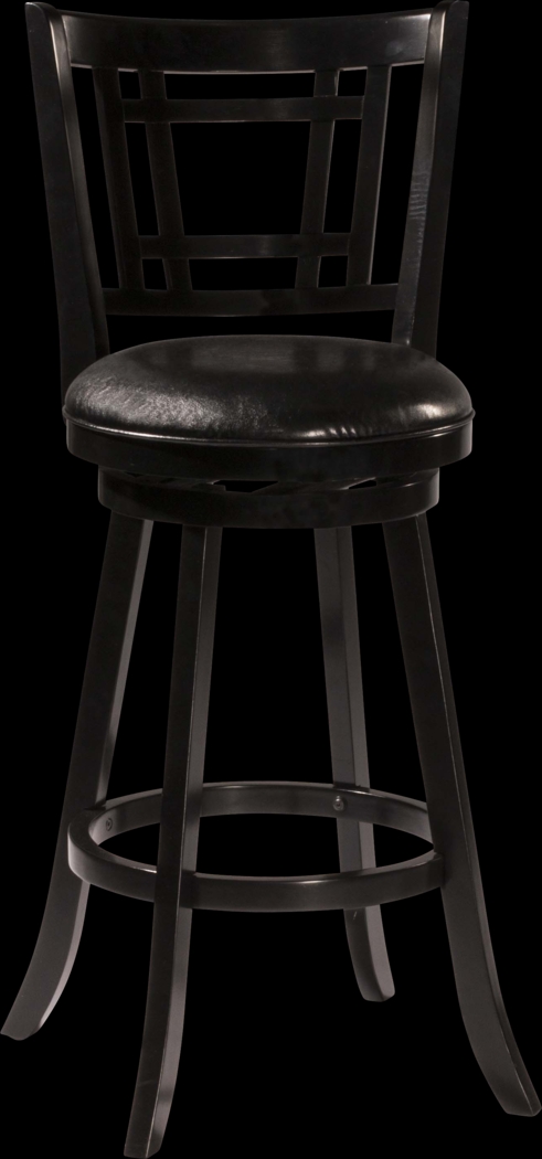 Glenloch Black Swivel Counter Stool - Thumbnail - Image 1