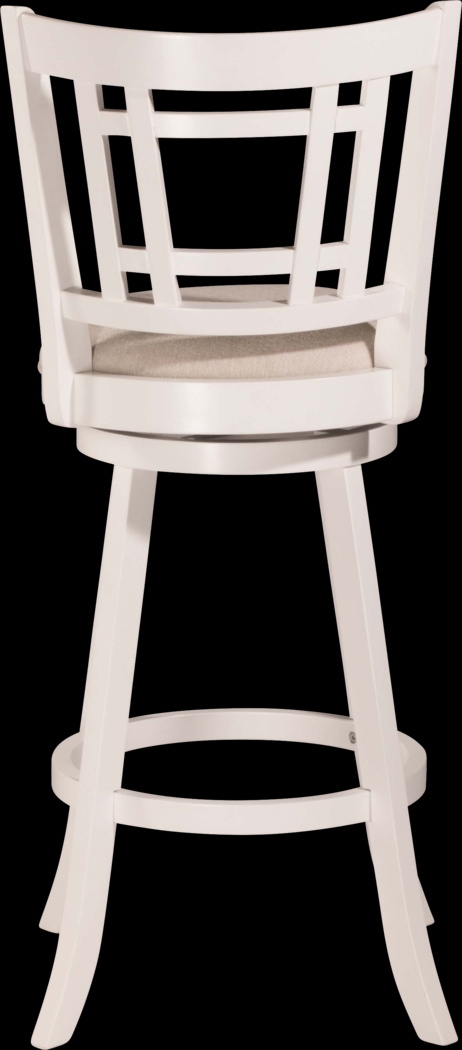 Glenloch White Swivel Counter Height Stool - Thumbnail - Image 6